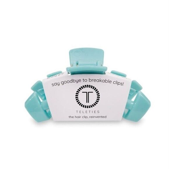 TELETIES BABY BLUE Tiny Hair Clip SPRING LIMITED TIME COLOR Sold Out! - Picture 3 of 5